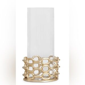 Mikasa Gold Metal Chain Hurricane, 5x10-Inch